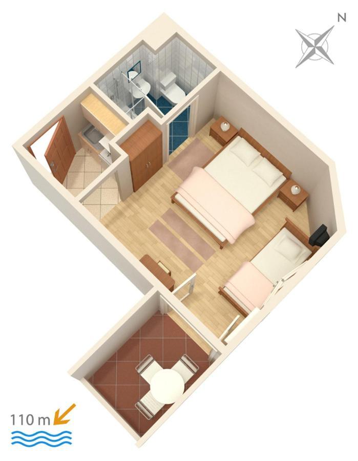 Apartment By The Sea Balica Rat, Omis - 4868 Celina